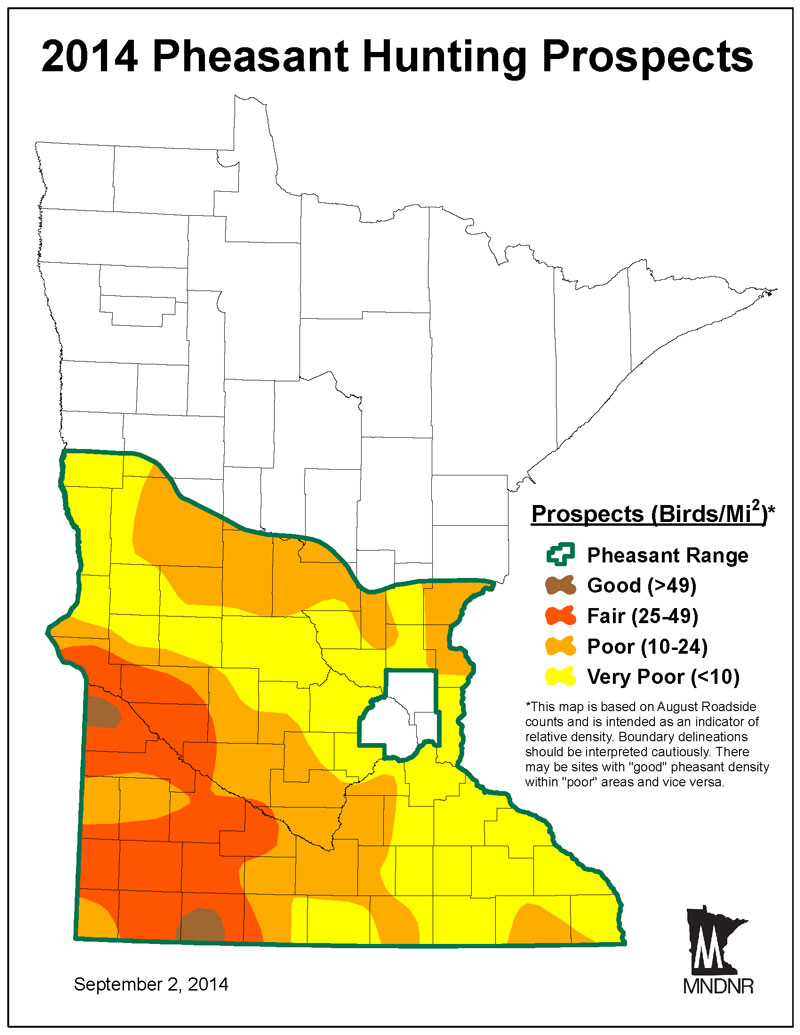 MN DNR Releases 2014 Roadside Survey Report | Minnesota Pheasants, Inc.